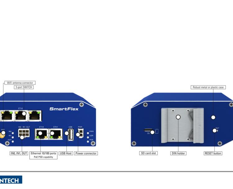研華BB-SR30019120-SWH SmartFlex、開關(guān)、5E、USB、2I/O、SD、W、PD、W、SL、SWH