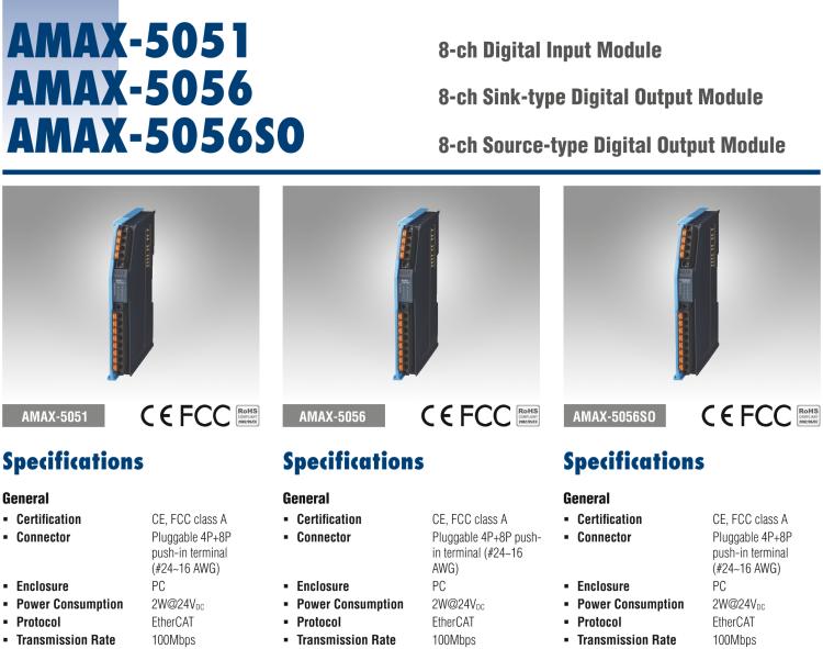 研華AMAX-5051 8路數(shù)字量輸入模塊，源或漏型（插片式）