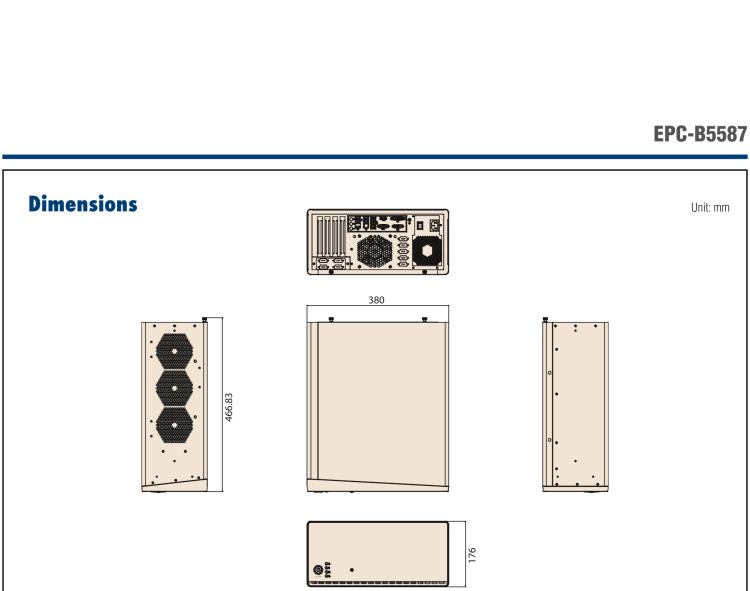 研華EPC-B5587 適配Intel? 第10代 Core i / Xeon W系列處理器，搭載W480E芯片組。標(biāo)準(zhǔn)4U上架，工業(yè)級品質(zhì)，穩(wěn)定可靠。廣泛適用于高端AI服務(wù)器等應(yīng)用。