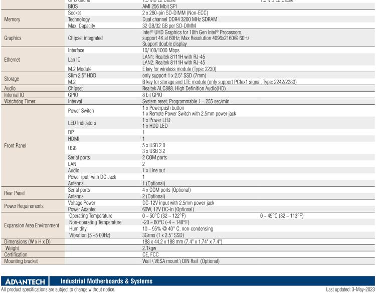 研華EPC-T4218 適配Intel 第8代 賽揚(yáng)/凌動(dòng)系列處理器。1U超薄高度，無(wú)風(fēng)扇系統(tǒng)，性能強(qiáng)勁，性價(jià)比高。