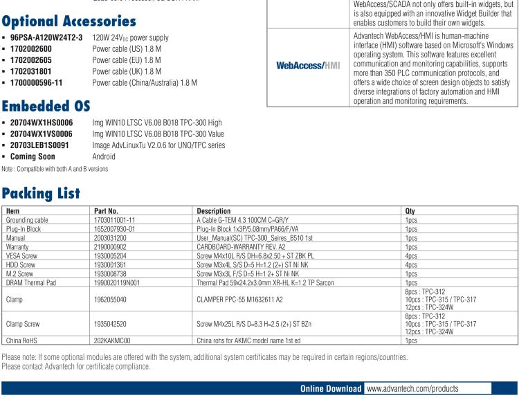 研華TPC-312 12.1" XGA TFT LED LCD工業(yè)平板電腦，搭載第八代Intel?Core?i3/ i5/ i7處理器，內(nèi)置8G DDR4 RAM