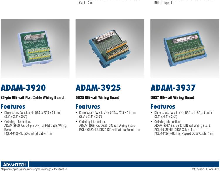 研華ADAM-39100 SCSI-100接線端子，DIN導軌支架